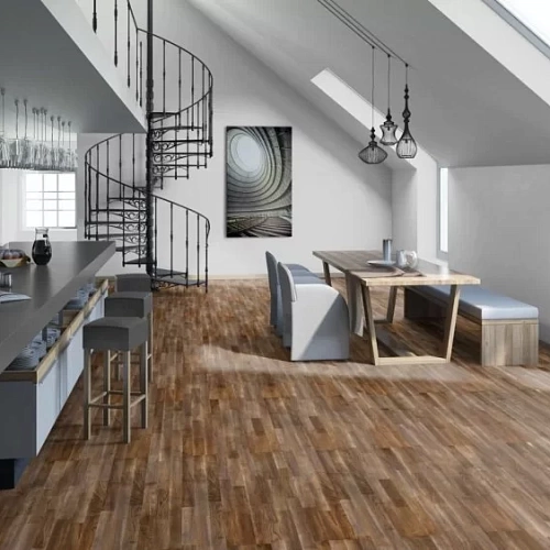 ДУБ ШОКОЛАД БРАШ ПАРКЕТНАЯ ДОСКА TARKETT SALSA